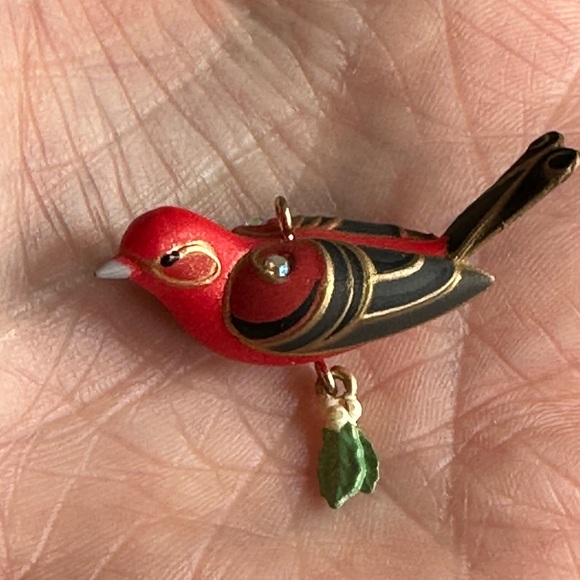 Hallmark Keepsake 2018 Red Tanger Miniature Christmas Ornament (new, in box) - Picture 3 of 5